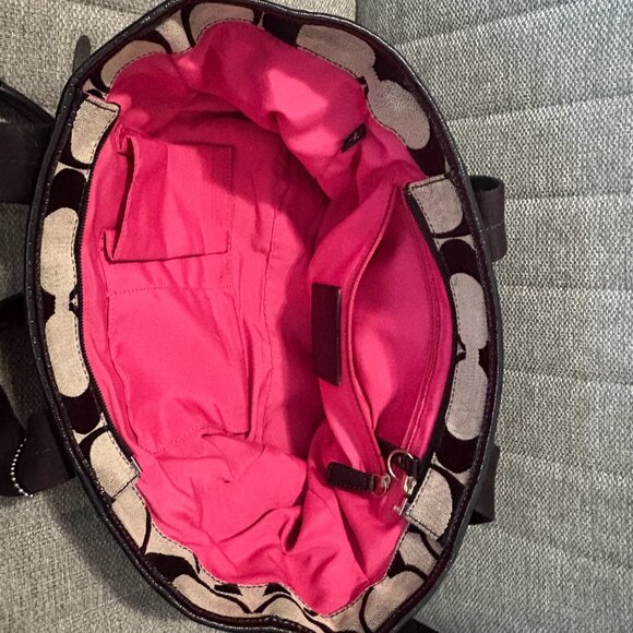 Coach Signature Jacquard Canvas Tote – Style F14878 - Picture 5 of 10